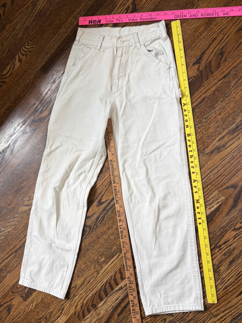John Galt (Brandy Melville) white painters pants size s